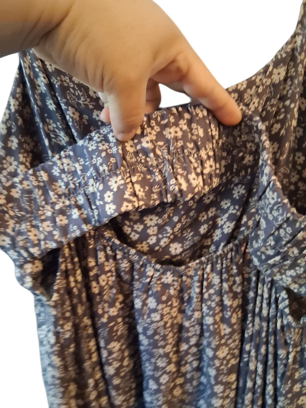 Final Touch Grey Floral Spaghetti-Strap Maxi Dress - Picture 6 of 8